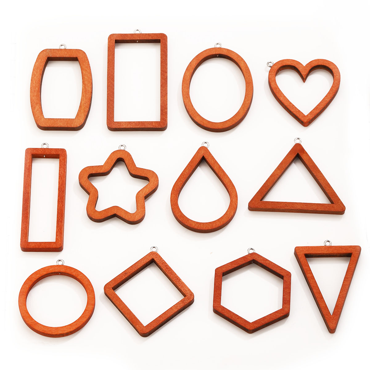 10PCS Triangle Rectangle Wood  - đánh giá và giá Resin Art Diy Kit