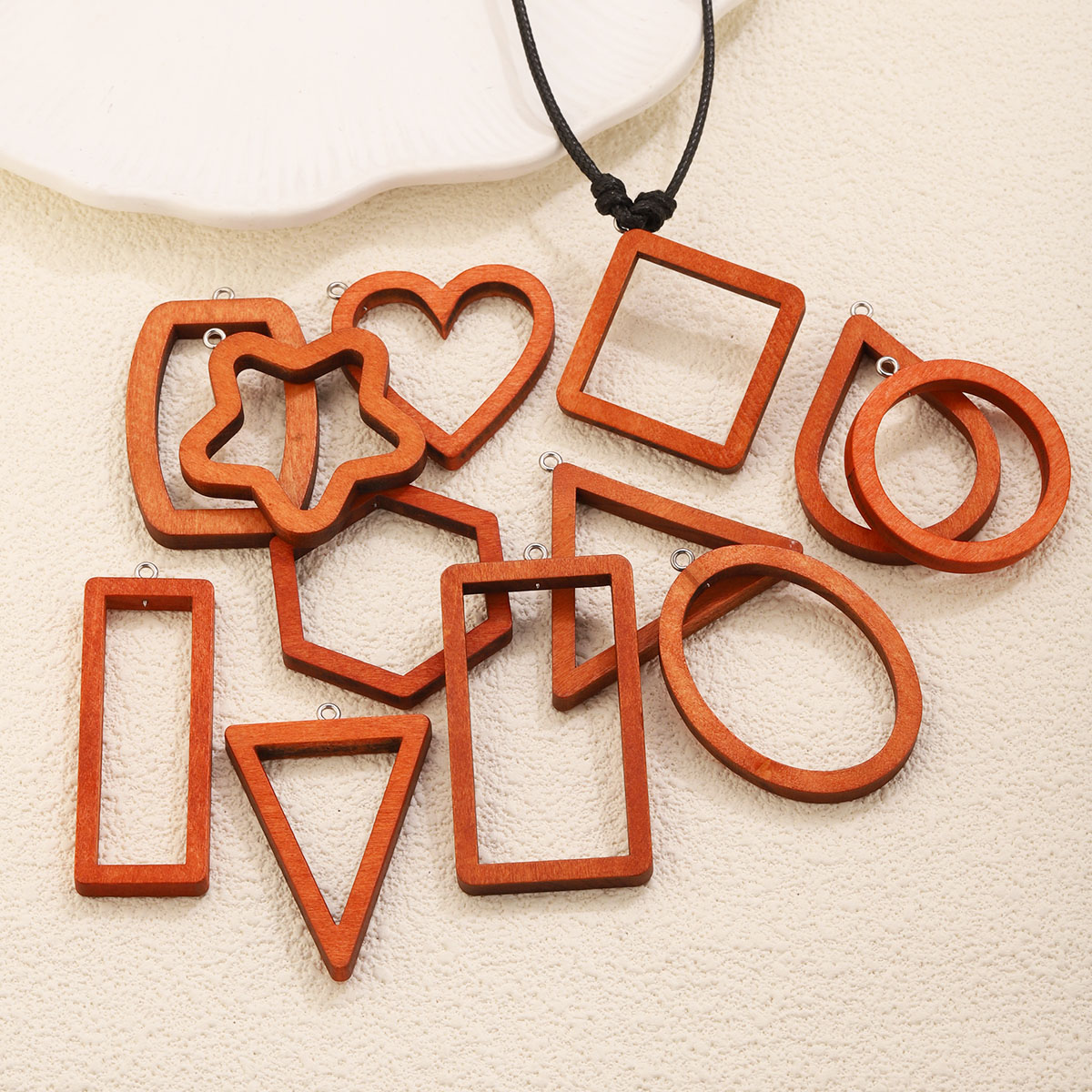 10PCS Triangle Rectangle Wood  - đánh giá và giá Resin Art Diy Kit