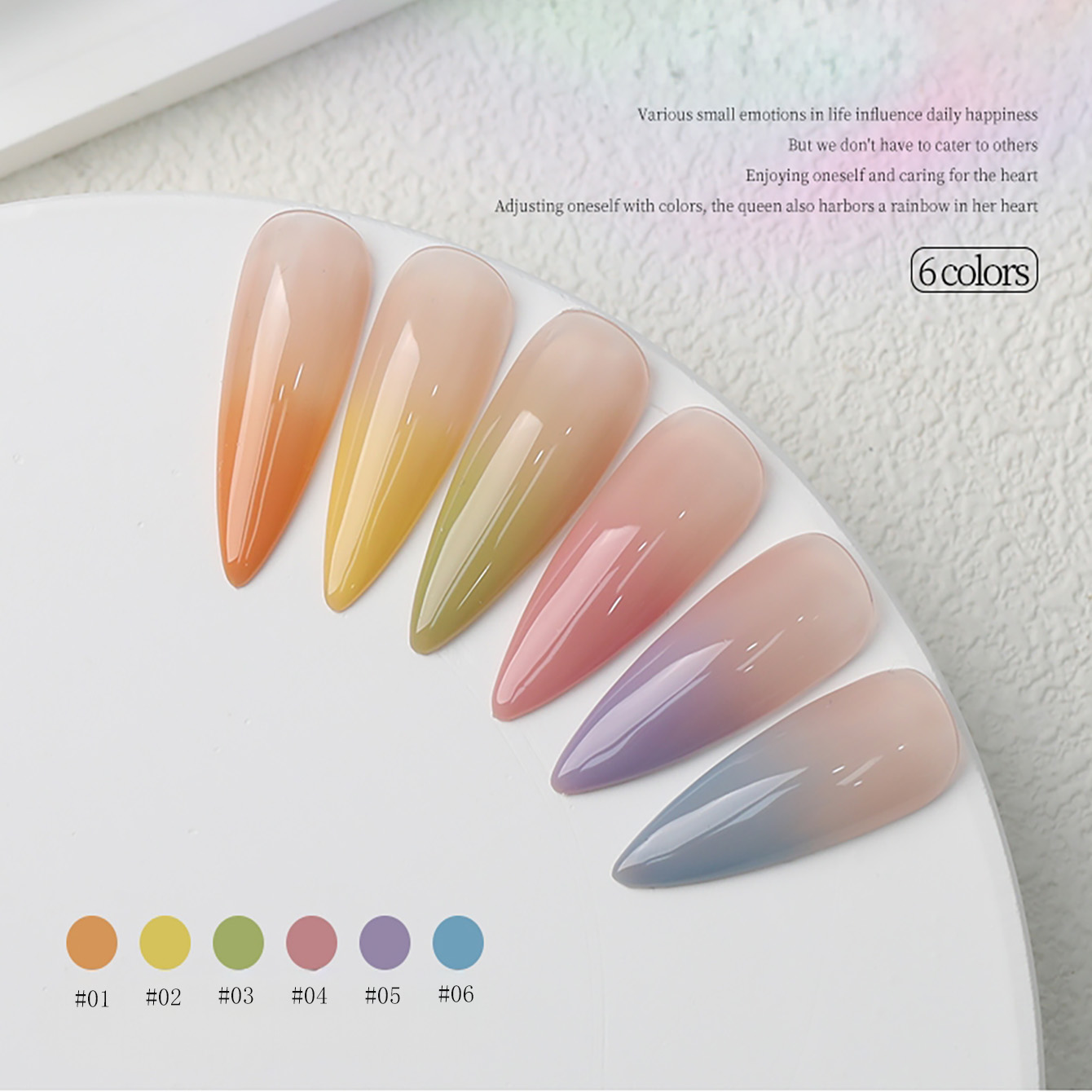 1-6pcs PSK New Macaron Candy O - đánh giá và giá Resin Art Price
