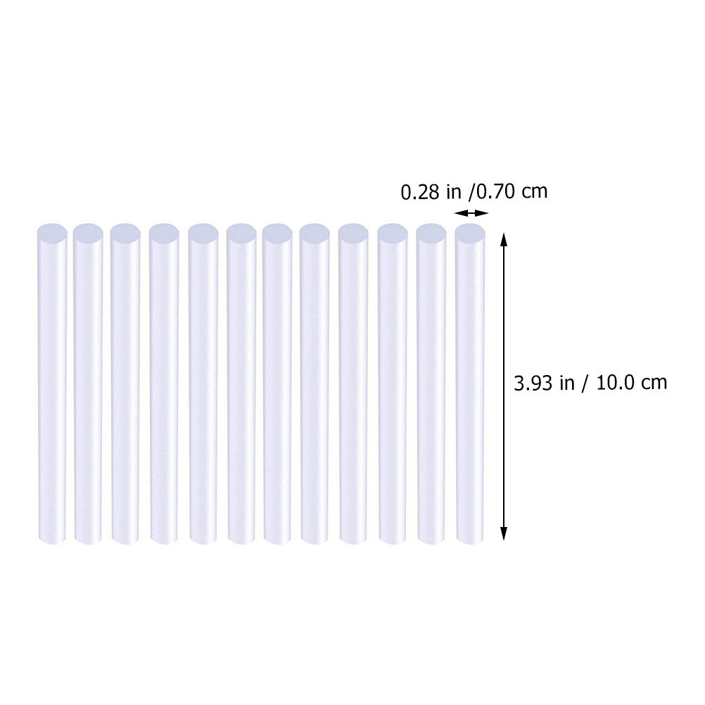100Pcs Hot Melt Glue Sticks 7M - đánh giá và giá Resin Art Glue