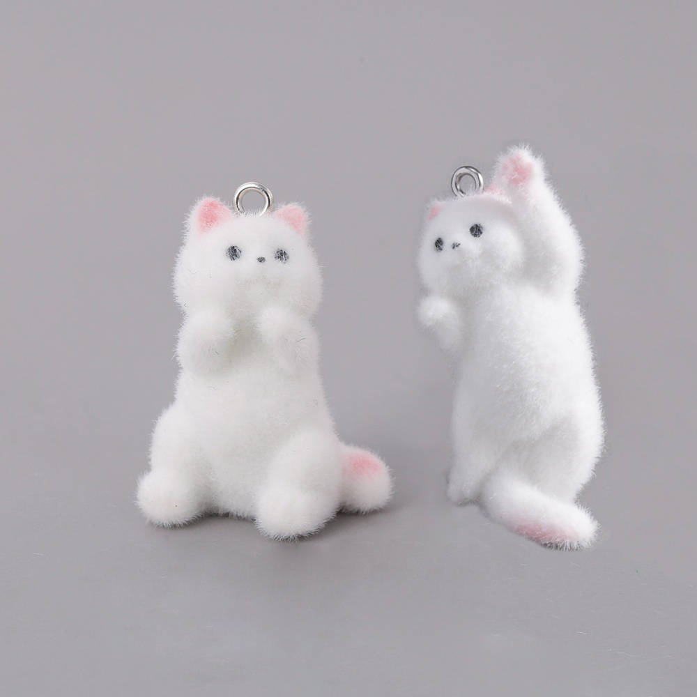 2pcs Flocking Little Cat Resin - đánh giá và giá Resin Art Diy Kit