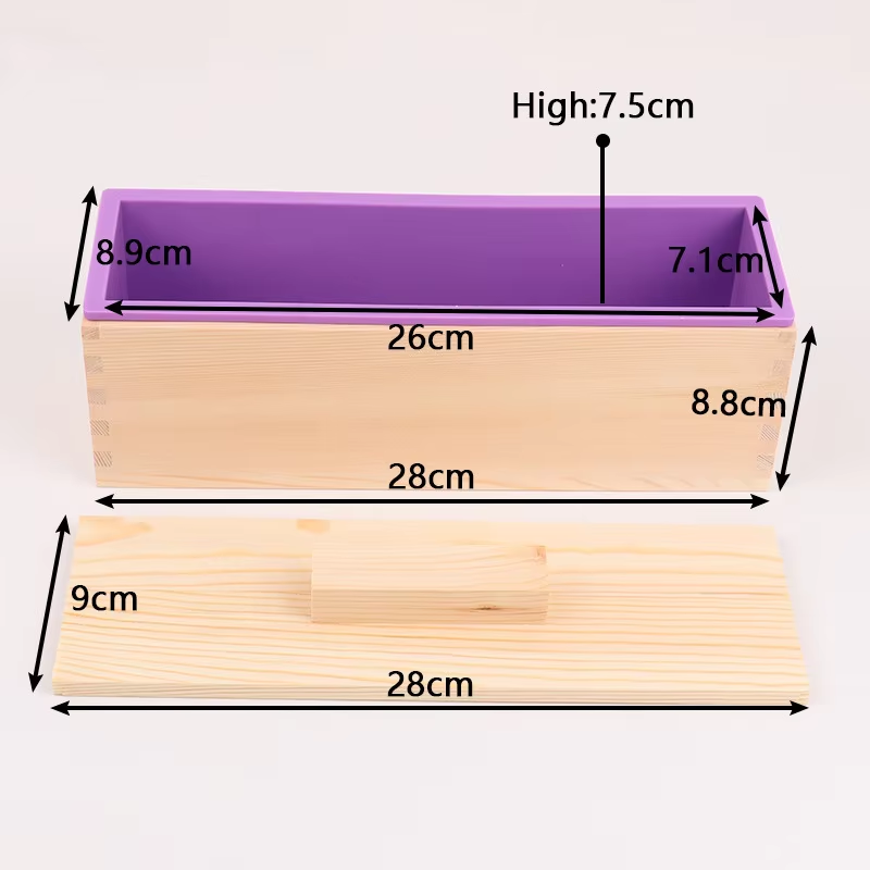 1200ml Rectangle Silicone Soap - đánh giá và giá Tray Mold Rectangle